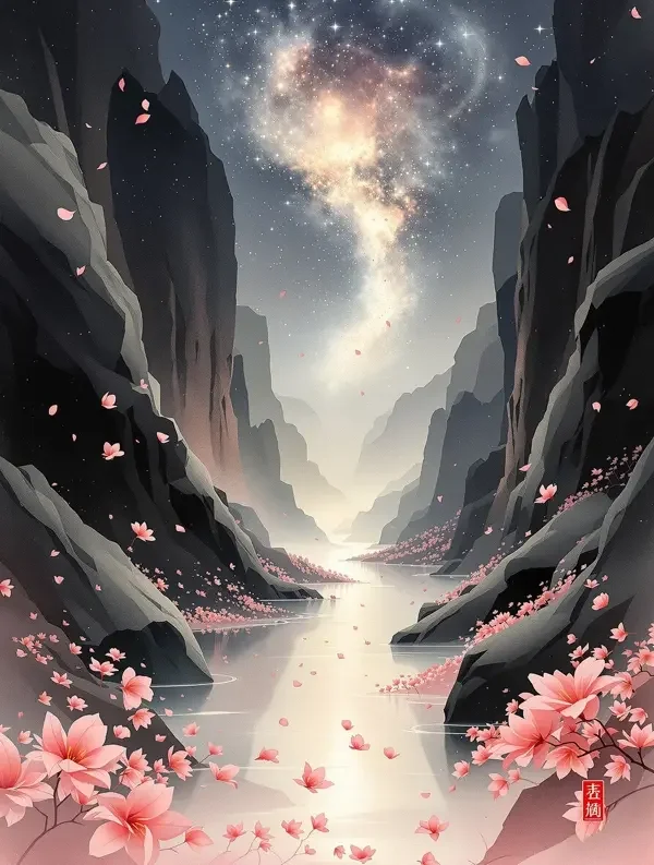 《星落长河》科幻小说 《星落长河》小说封面