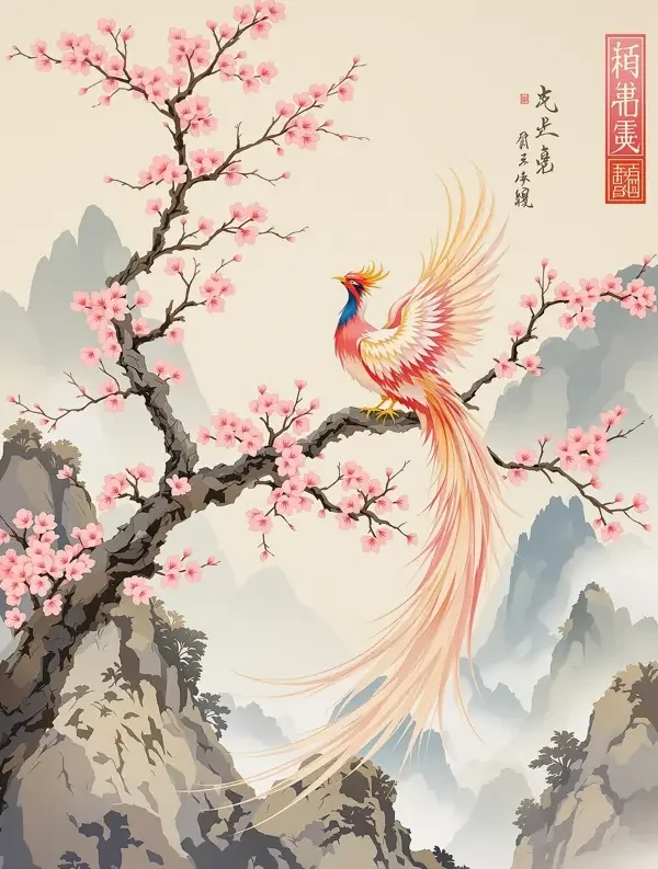 《凤栖梧》玄幻言情小说封面
